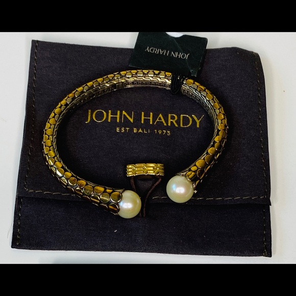 John Hardy Women’s Dot Gold & Silver Kick Cuff L - Picture 3 of 10